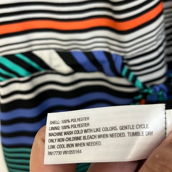 Merona woman’s multicolored striped dress XL - Picture 9 of 12